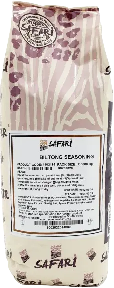 Image for Safari Legendary Biltong Seasoning 2kg