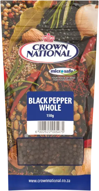 Image for Whole Black Pepper Handipak 150g
