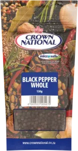 Image for Whole Black Pepper Handipak 150g