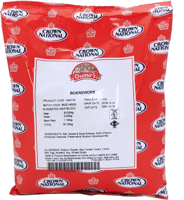 Image for Oumas Boerewors 1.1kg