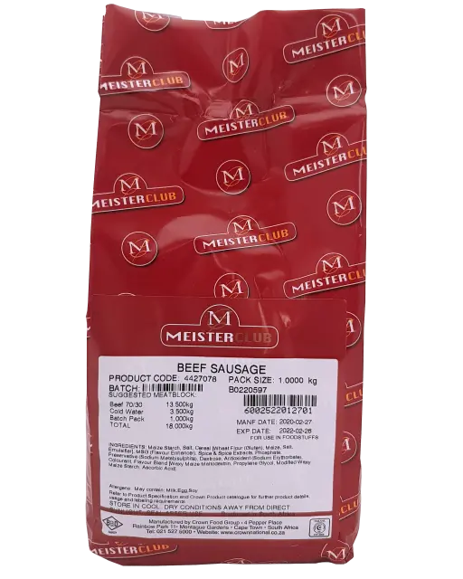 Image for Meisterclub Beef Sausage 1kg
