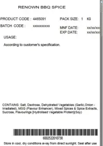Image for Bbq Spice Renown 1kg
