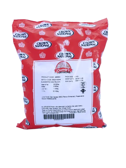 Image for Oumas Drywors 1.1kg