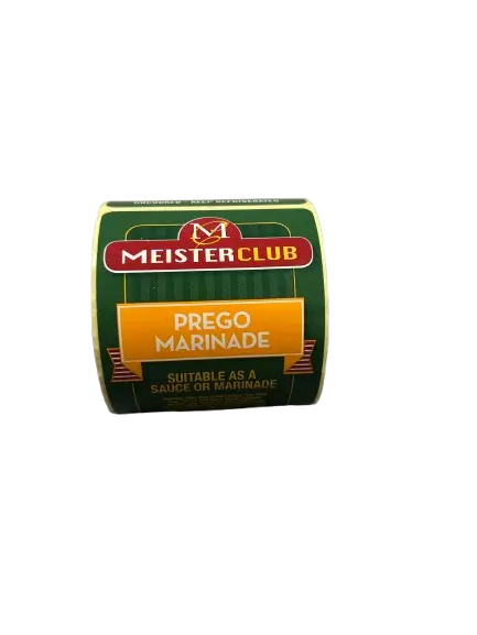 Image for Label M/C R/M Prego 100