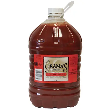 Image for Gramas Tomato Sauce 5litre
