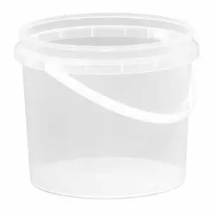 Image for Bucket Clear 2L With Lid Each