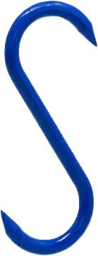 Image for Plastic Biltong Hooks Blue (100)