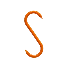 Image for Plastic Biltong Hooks Orange (100)